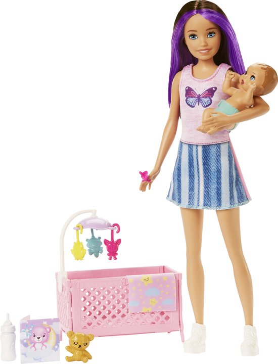 Barbie Skipper Babysitters met Baby - Pop