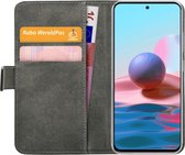 Xiaomi Redmi Note 10 5G Hoesje - Mobilize - Classic Gelly Serie - Kunstlederen Bookcase - Zwart - Hoesje Geschikt Voor Xiaomi Redmi Note 10 5G