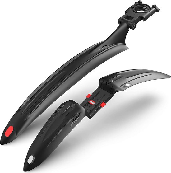 VELMIA Fietsspatbordenset, 24-29 inch, universele fietsbeschermplaat