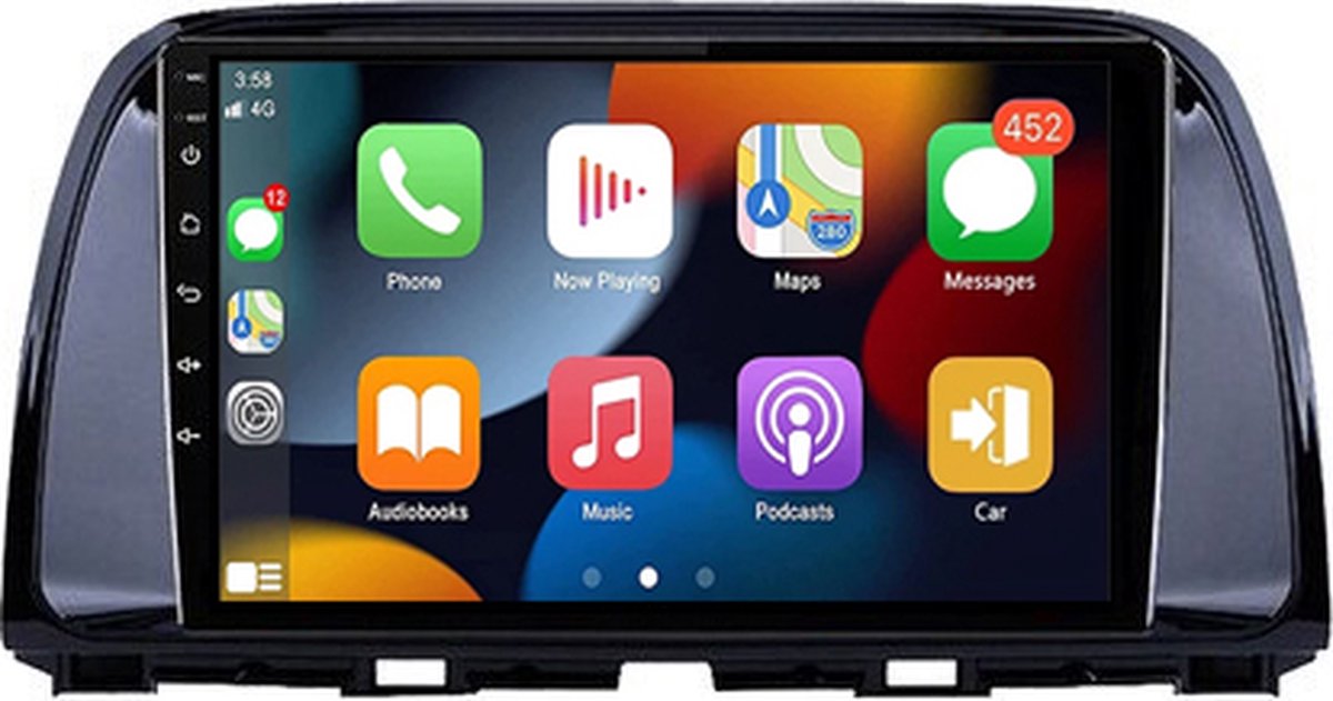 BG4U - Android navigatie radio geschikt voor Mazda CX-5 met Apple Carplay en Android Auto