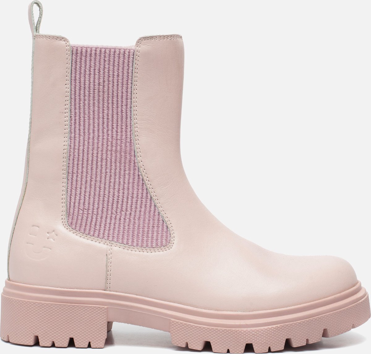 Muyters Chelsea boots roze Leer - Maat 31