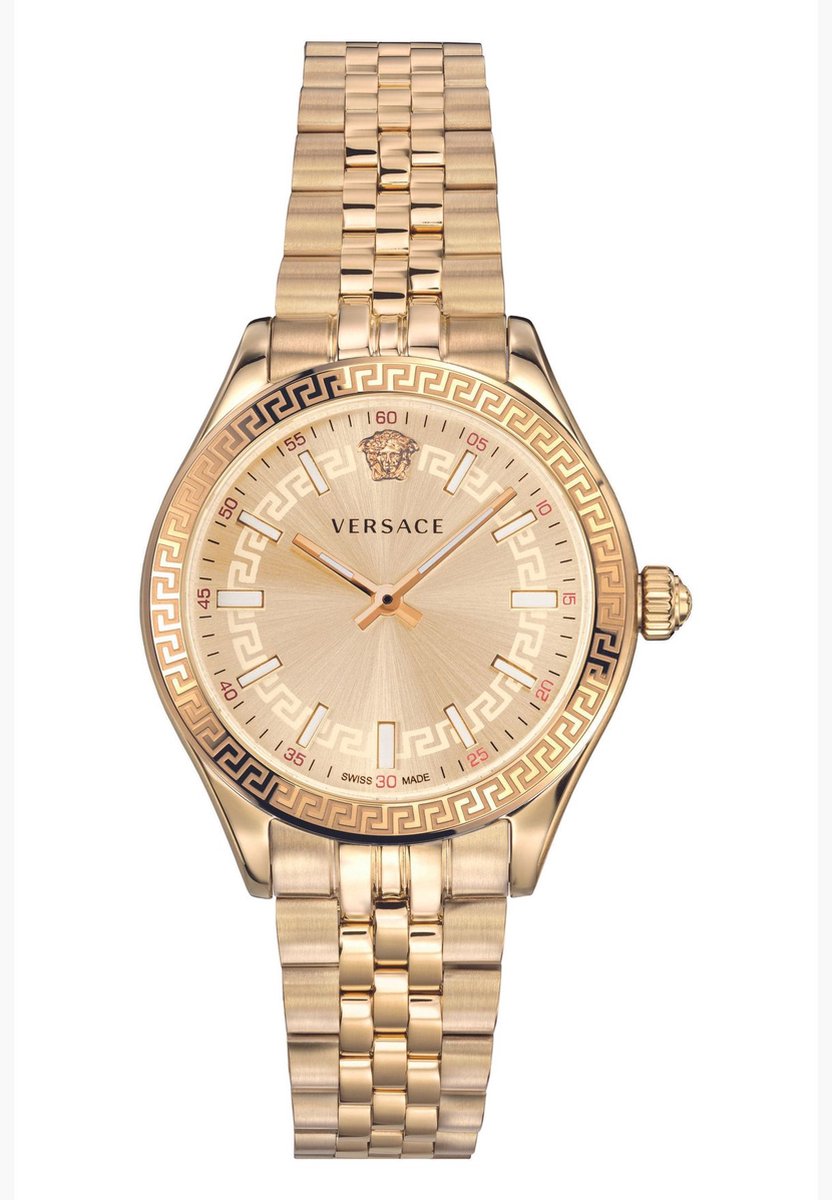 Versace Hellenyium VEHU00720 Horloge - Staal - Goudkleurig - Ø 36 mm