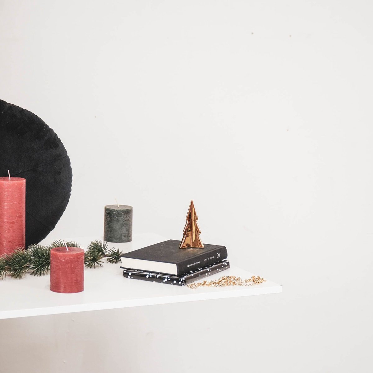 HV GOUDEN GEO KERSTBOOM BEELD S-5X5X10CM