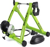 Bol.com Fiets Trainer Indoor - Fietsen Workout - Rollerbank - Fitness - Verstelbare Rollenbank - Hometrainer Racefiets - 26-28' ... aanbieding