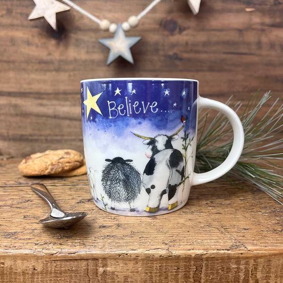 Foto: Alex clark kerst mok believe kerstsfeer