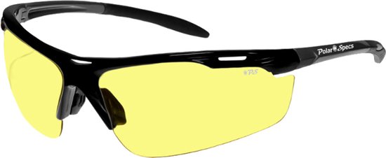 Polar Specs® Polariserende Nachtbril Velocity Sport PS9041 – Black – Polarized Nightdriving – Medium – Unisex
