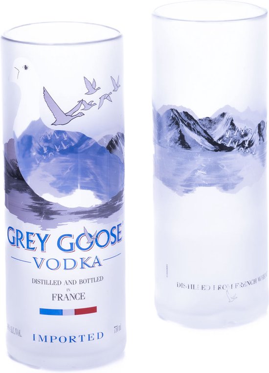 Verres à boire PREMIUM Grey Goose – Set de 2 – Long Drink – Verres à boire  de Luxe –... | bol.com