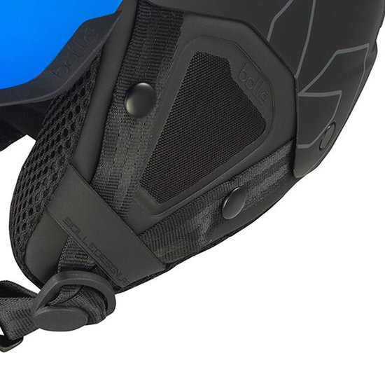 Bollé V-Ryft Pure Casque de ski avec visière 2023, Photochromique Blue  Cat.1-3 - Noir