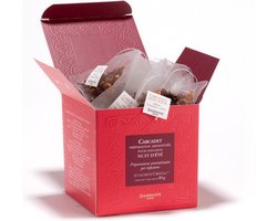 Dammann Frères - Carcadet Nuit D'été 20 Cristal zakjes - Vruchtenthee Aardbei, Framboos - 20 composteerbare theebuiltjes