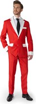 Suitmeister Santa Faux Fur - Heren Pak - Kerstman Pak - Rood - Maat L