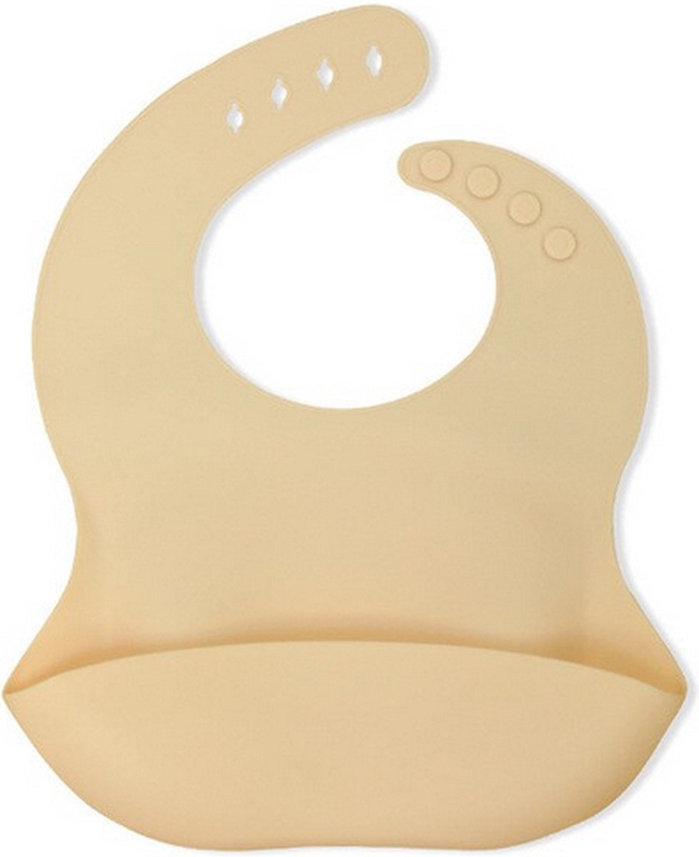 Goedkoopste Slab | Siliconen | Verstelbaar | Beige | 0-3 Jaar
