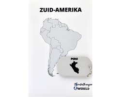 Peru Sleutelhanger inclusief kaart – Peru cadeau – beste land- Leuk kado voor je Vriend om te geven - 2.9 x 5.4CM
