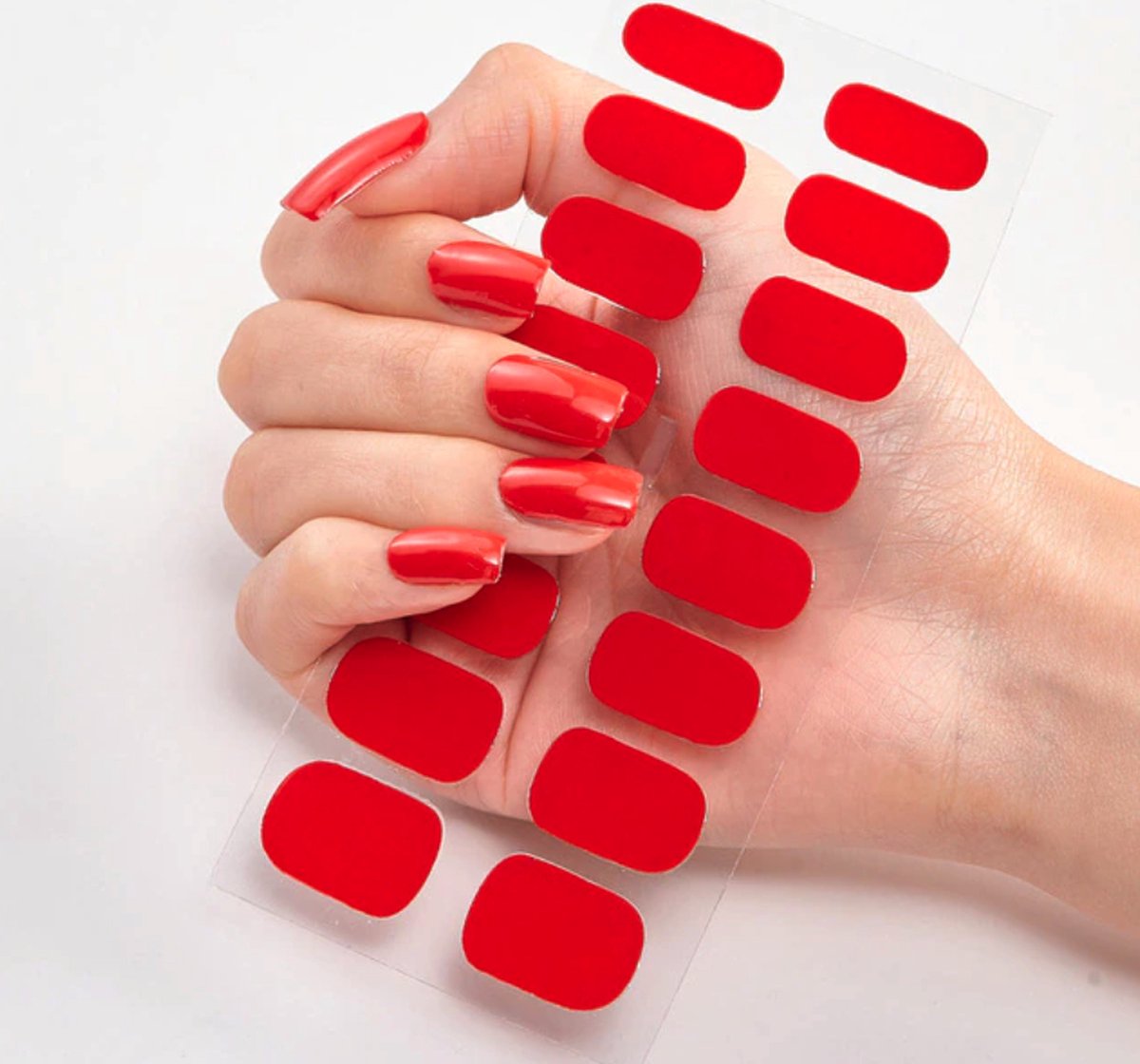 MEWAVE© Gellak stickers Rood Nagels lakken Gellac Nagellak Nagelstickers