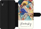 Bookcase Geschikt voor iPhone XR telefoonhoesje - Improvisation no. 30 - Wassily Kandinsky - Kunst - Met vakjes - Wallet case met magneetsluiting