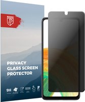 Rosso Privacy Screen Protector Geschikt voor de Samsung Galaxy A33 - 9H Gehard Glas - Case Friendly Tempered Glass - Eenvoudige Installatie