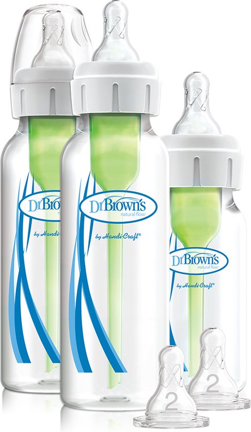 Dr. Brown's Options+ Anti-colic fles | Startpakket standaard