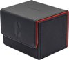 Afbeelding van het spelletje CardStacks Zwart/rood Deckbox -Kaartenbox Met Magneetsluiting-Verzamelmappen-Pokemon-Magic-The Gathering-Verzamelmap Voor Kaarten-Deck Box-Opslagdoos-Kaartenmap-Flip n Tray Deck Case
