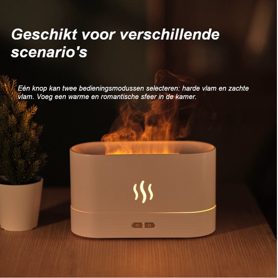 Aktobis Aktobis aroma diffuser, geurlamp WDH-AD31, ultrasoon principe, 7 LED kleuren, aroma opbrengst tot 30 ml/u