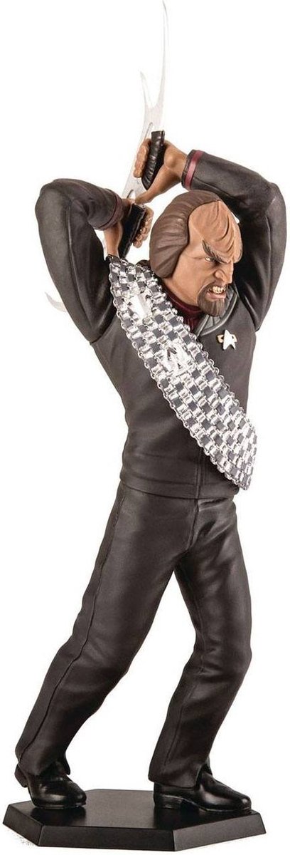 Quantum Mechanix - Star Trek - Deep Space Nine Mini Master Figure 1/12 Latinum Edition Lt. Commander Worf 15 cm