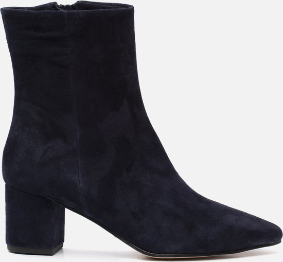 Linea Zeta Enkellaarsjes donkerblauw Suede - Dames - Maat 39 | bol.com
