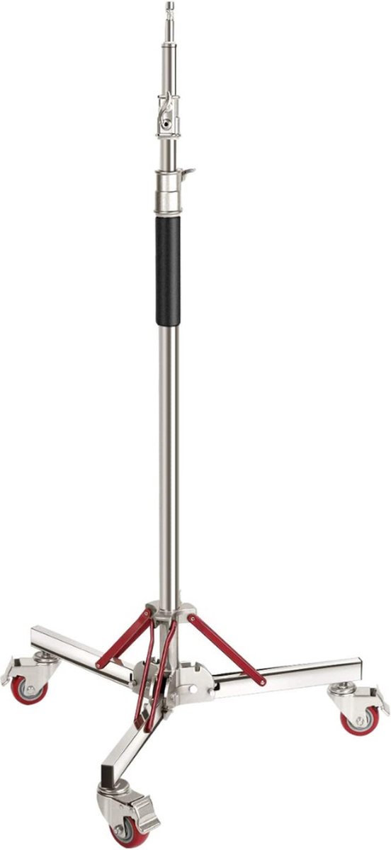 Neewer® - Heavy Duty Light Stand met Wielen - Verstelbare Statief met 100% Roestvrij Staal - Fotografie Wielbasis Stand voor Studio Softbox - Monolight Reflector - Max Hoogte 10ft/305cm