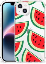 Smartphone hoesje Apple iPhone 14 Plus Telefoonhoesje met tekst met transparante rand Watermelons
