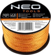 Neo tools metsel koord 49-910  lengte van 100 m