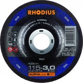 Rhodius doorslijpschijf voor metaal 125x3x22 mm 10 stuks