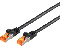 S/FTP CAT6a 10 Gigabit outdoor netwerkkabel met PE mantel / zwart - 50 meter