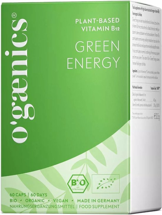 Ogaenics Green Energy Vitamine B12, bio bol