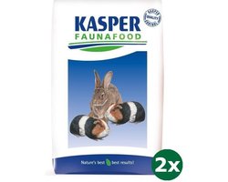 2x20 kg Kasper faunafood konijnenvoer / korrel sport