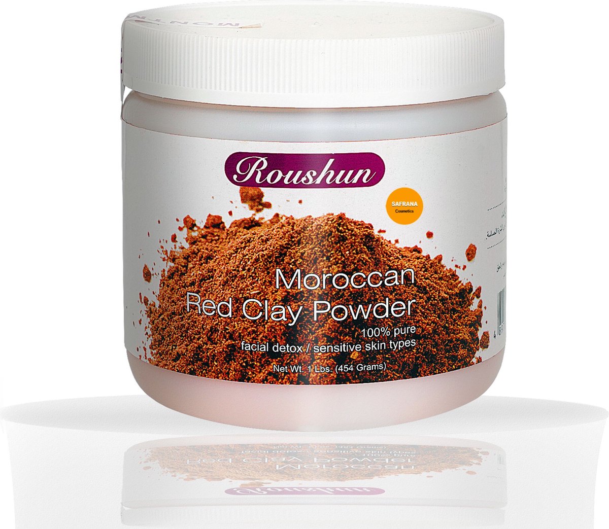 Moroccan Red Clay Powder (kleipoeder) - 454 gram