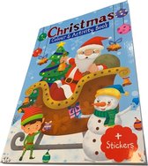 Kerst kleur- en activiteitenboek + stickers kerst boek kinderen