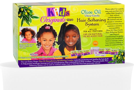 Kit ORS Olive Oil Girls - Crème Sans Soude Pour Adoucir Et Définir Les Boucles - Enfant