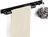 Porte-serviettes Twisted Black Towel-Jassenrek- Chapeaux rack - Cuisine Rack Bathroom Rack