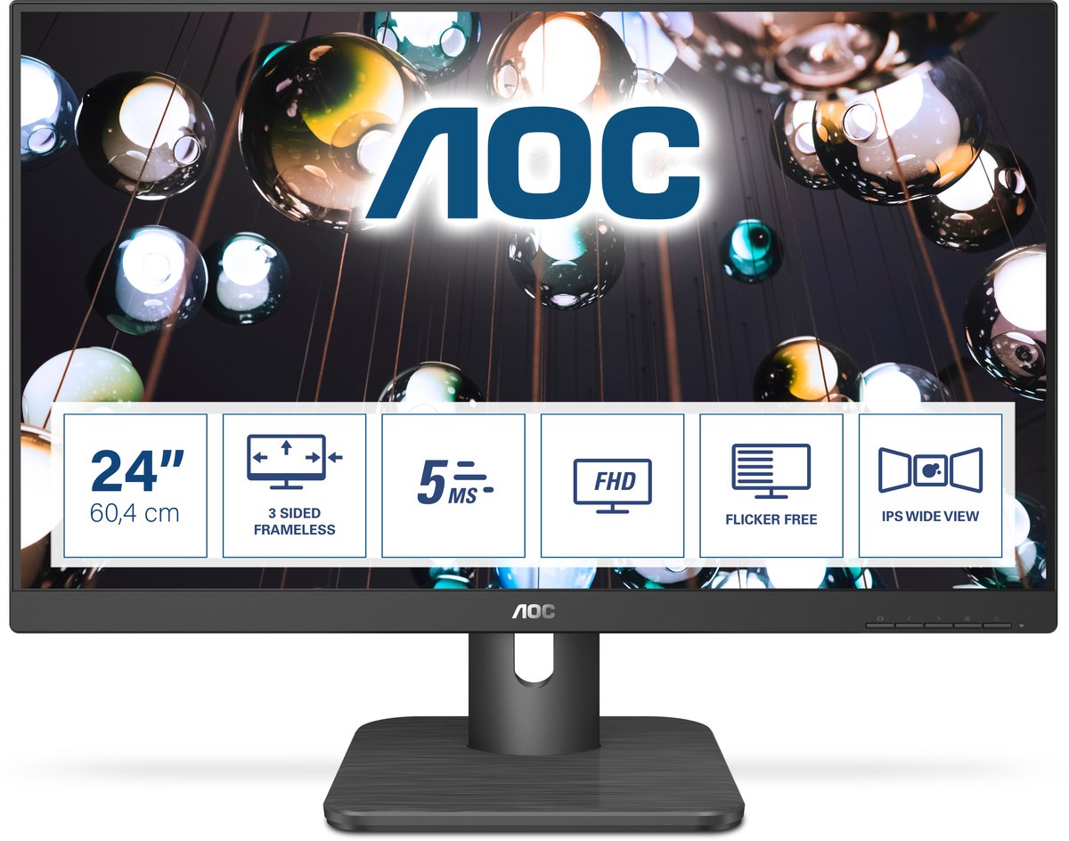 AOC Monitor 23.8" (24E1Q)
