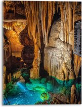 WallClassics - Acrylglas - Luray Caverns - 30x40 cm Foto op Acrylglas (Met Ophangsysteem)