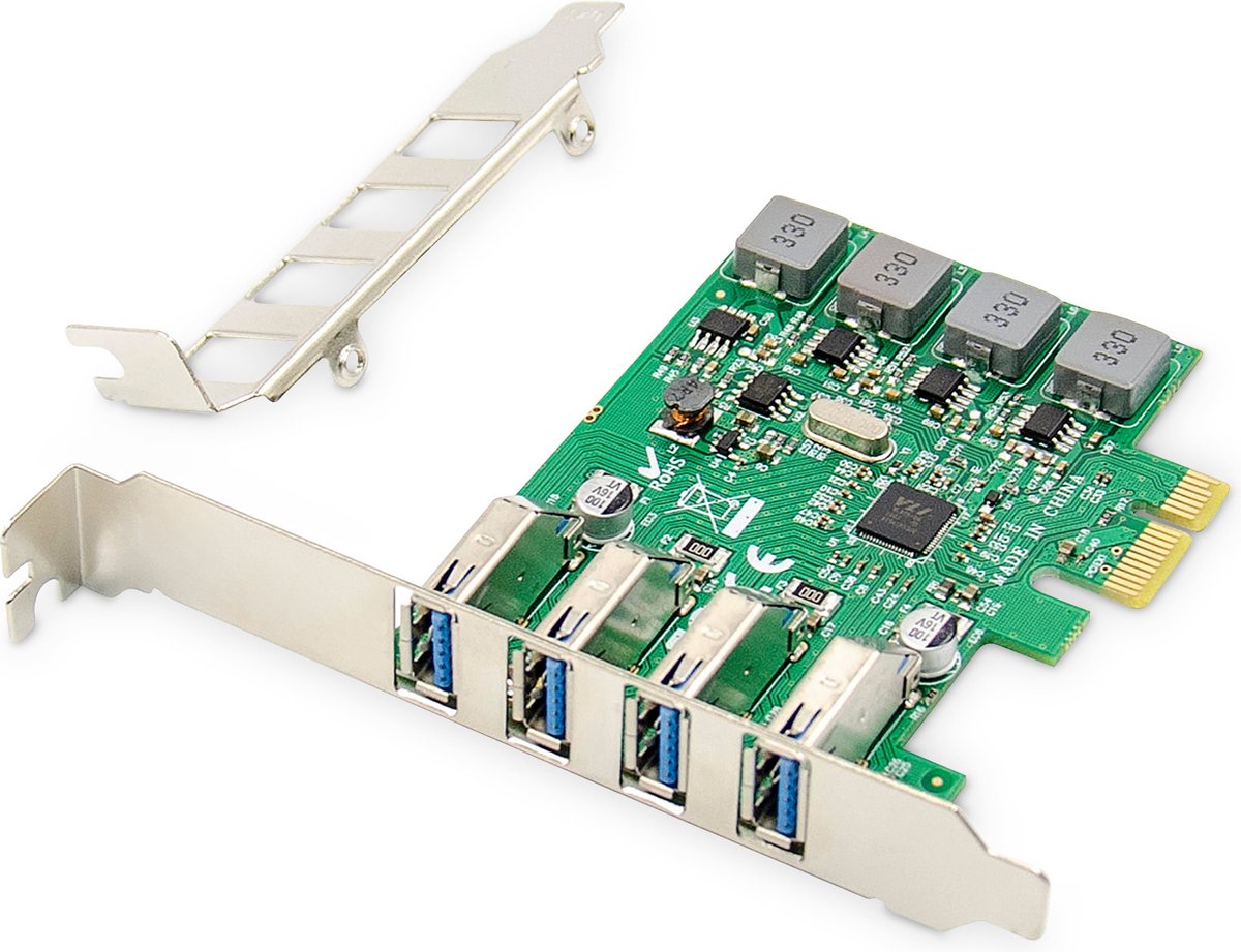 Digitus DS-30226 PCIe USB 3.2 Gen 1 Uitbreidingskaart