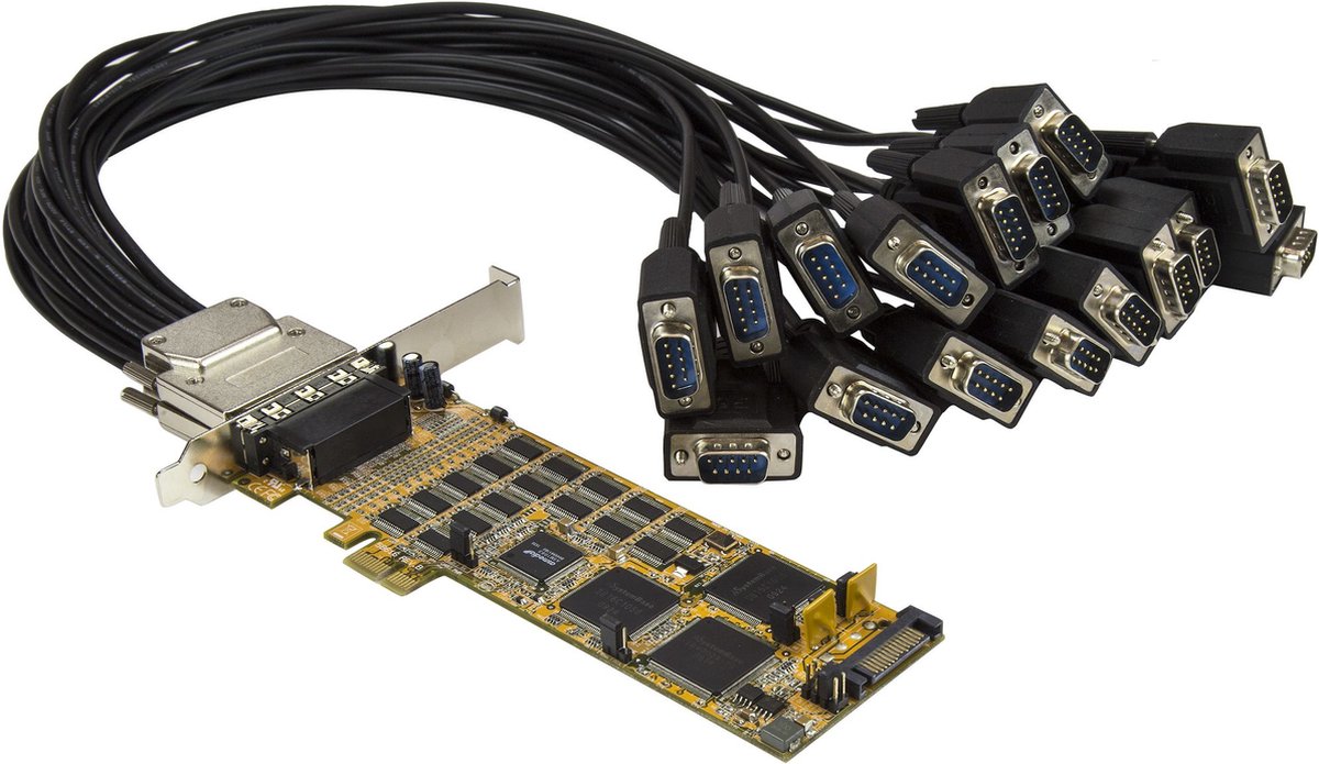 StarTech 16-poorts low-profile seriële kaart - RS232 - PCI Express