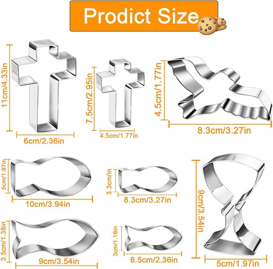 24 Pièces Emporte Piece Patisserie Carre, Mini Emporte Pièces, Moule à Emporte-Pièce Pour Enfants, 8 Formes Coupe-Biscuit De Formes Géométriques Avec Boîte De Rangement Pour Cuisson, Bricolage