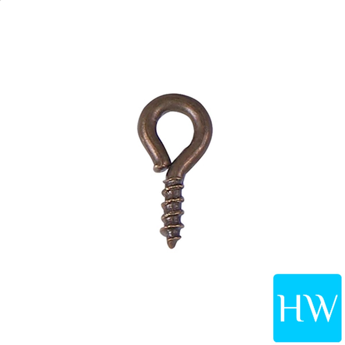 Schroefoog 4.0 x 8.0 mm (micro klein formaat) - brons/rood kleurig (200 stuks)