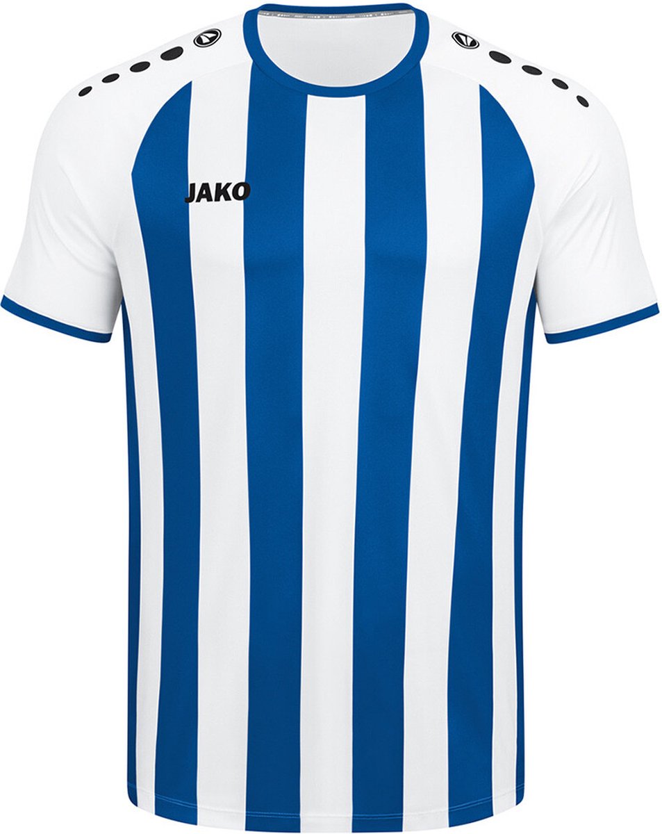 Jako Inter Shirt Korte Mouw Kinderen - Wit / Sportroyal | Maat: 164
