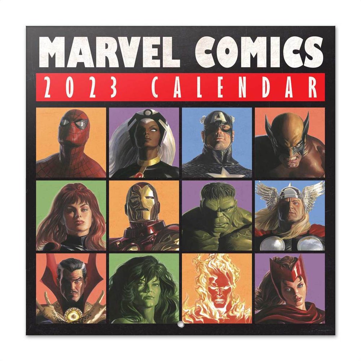 Marvel kalender 2023 - Marvel - Comics - Hulk - Captain America - formaat 30 x 30 cm