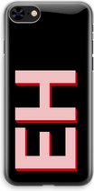 Gepersonaliseerd - Case Company® - Hoesje geschikt voor iPhone 8 hoesje - Monogram - Soft Cover Telefoonhoesje - Bescherming aan alle Kanten en Schermrand