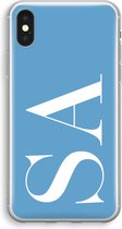 Gepersonaliseerd - Case Company® - Hoesje geschikt voor iPhone X hoesje - Monogram N°2 - Soft Cover Telefoonhoesje - Bescherming aan alle Kanten en Schermrand