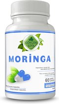 Moringa Oleifera Extract Capsule - 60 Capsules - "Wonderboom" Met Hoge Vitamines en Mineralen - 1 CAPSULE 1000 MG EXTRACT - 60.000 mg Kruidenextract - Geen Toevoegingen - Beste Kwaliteit - Peperwortelboom