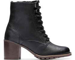 Clarks - Dames schoenen - Clarkwell Lace - D - Zwart - maat 5