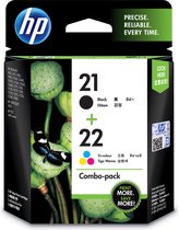 HP 21 / 22 - Inktcartridge / Zwart / Kleur / Dual-Pack