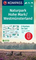 KOMPASS WK-Set Wandelkaart 753 Naturpark Hohe Mark / Westmünsterland (2 Karten) 1:35.000