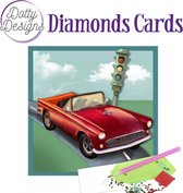 Dotty Designs Diamond Cards - Vintage Red Car
